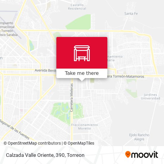 Calzada Valle Oriente, 390 map