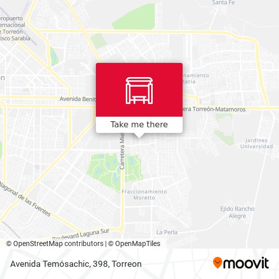 Avenida Temósachic, 398 map