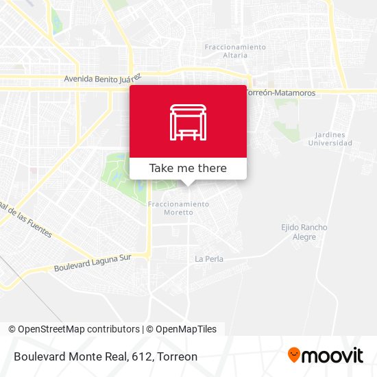 Boulevard Monte Real, 612 map