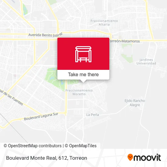 Mapa de Boulevard Monte Real, 612