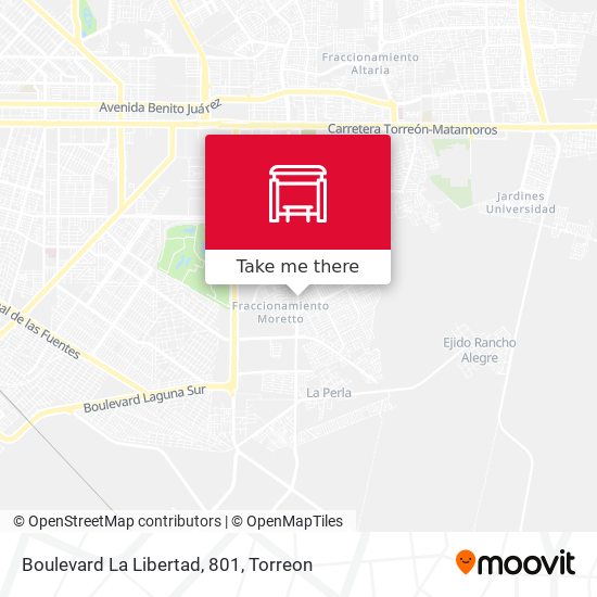 Boulevard La Libertad, 801 map