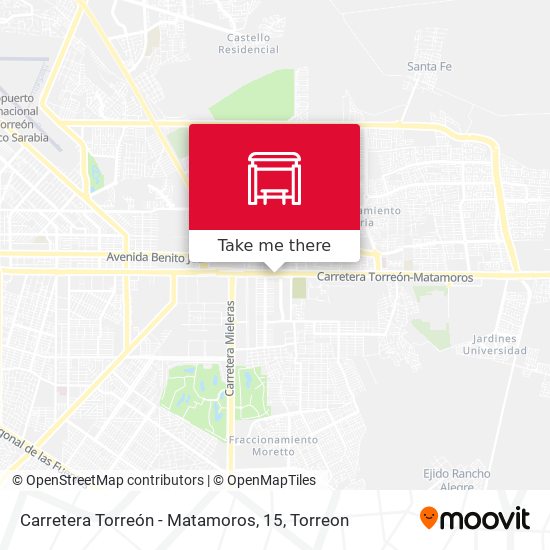 Carretera Torreón - Matamoros, 15 map