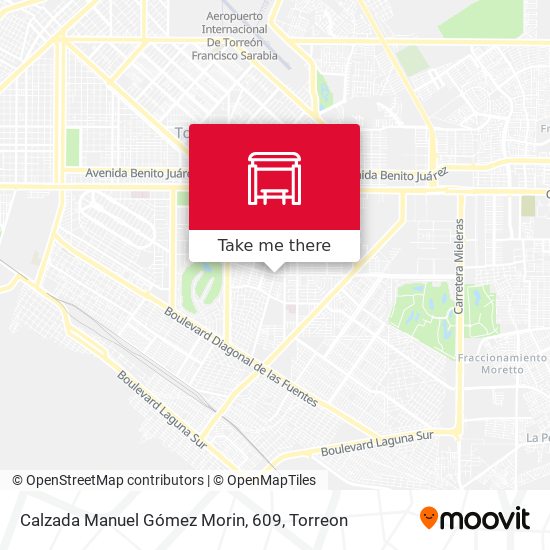 Calzada Manuel Gómez Morin, 609 map