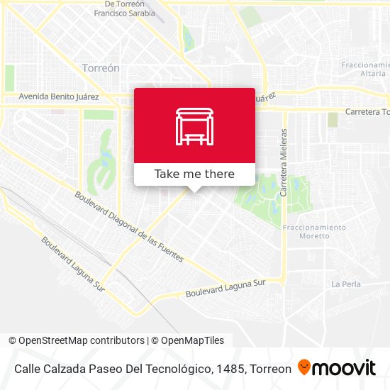 Mapa de Calle Calzada Paseo Del Tecnológico, 1485