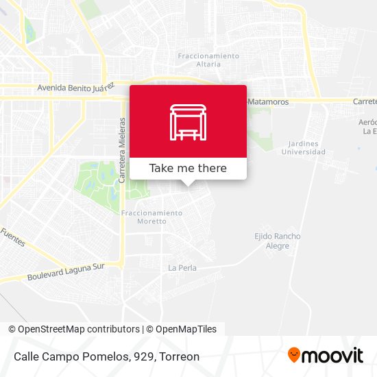 Calle Campo Pomelos, 929 map