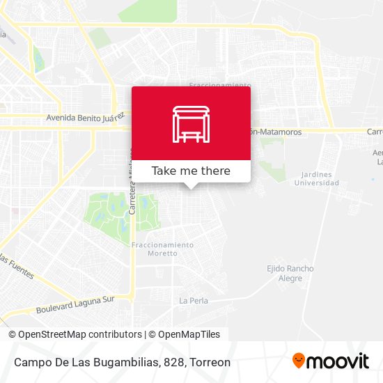Campo De Las Bugambilias, 828 map