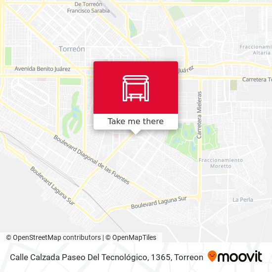 Calle Calzada Paseo Del Tecnológico, 1365 map