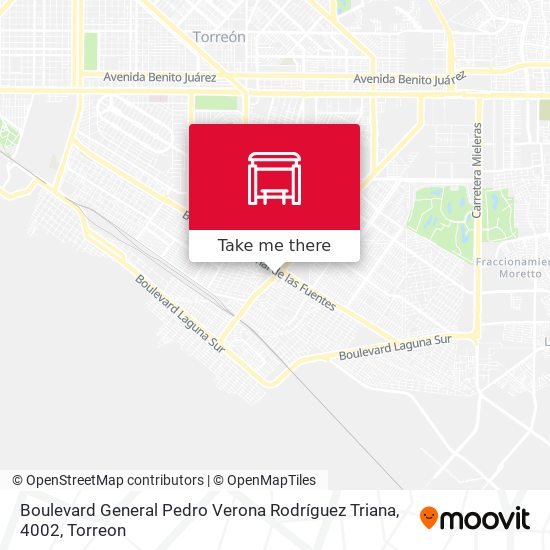 Mapa de Boulevard General Pedro Verona Rodríguez Triana, 4002