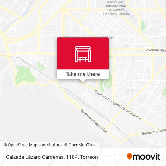 Calzada Lázaro Cárdenas, 1184 map