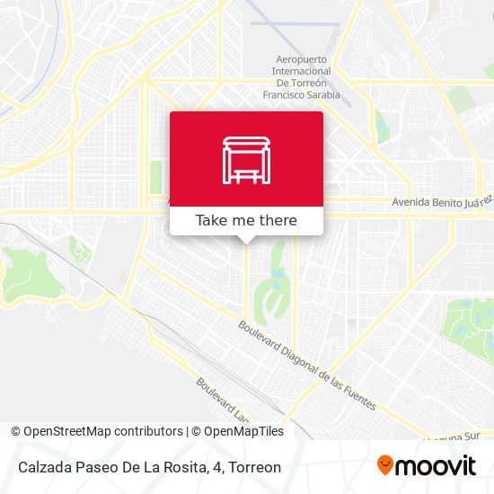 Mapa de Calzada Paseo De La Rosita, 4
