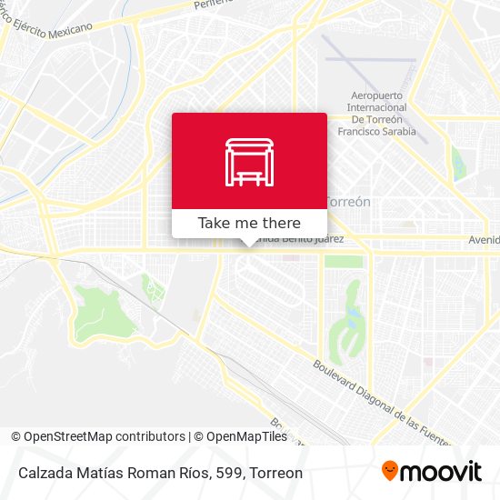 Calzada Matías Roman Ríos, 599 map