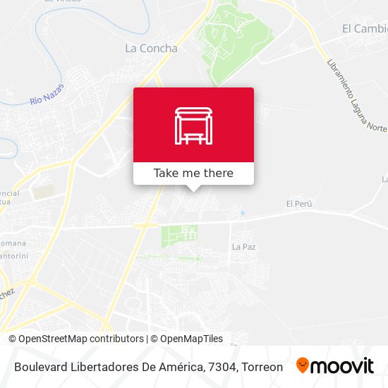 Boulevard Libertadores De América, 7304 map