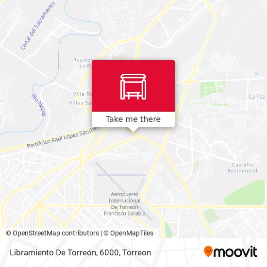 Libramiento De Torreón, 6000 map