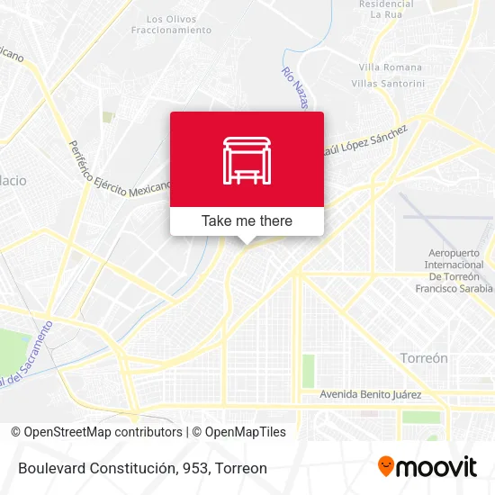 Mapa de Boulevard Constitución, 953