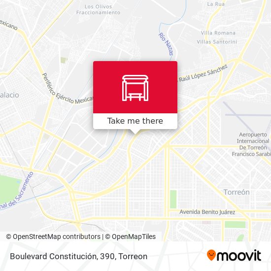 Boulevard Constitución, 390 map