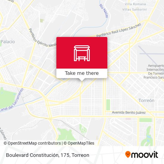 Boulevard Constitución, 175 map