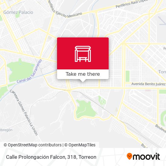 Calle Prolongación Falcon, 318 map