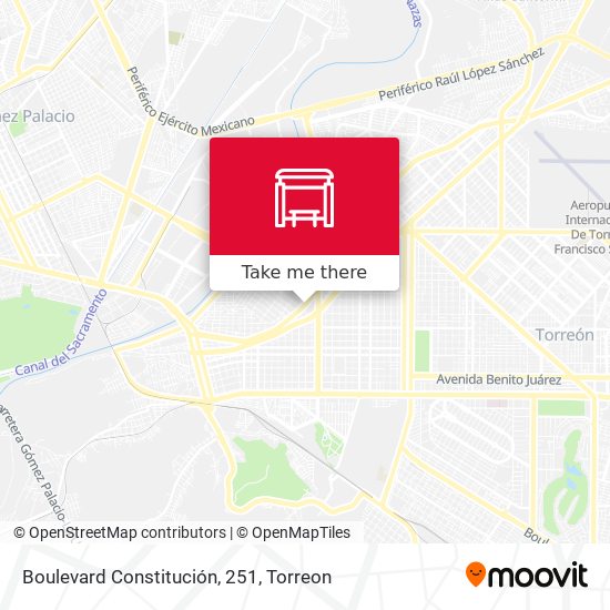 Boulevard Constitución, 251 map