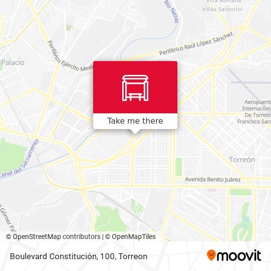 Boulevard Constitución, 100 map