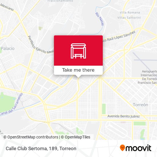 Mapa de Calle Club Sertoma, 189