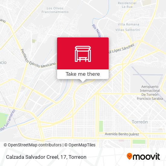 Calzada Salvador Creel, 17 map