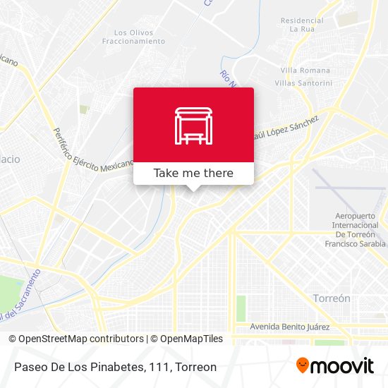 Paseo De Los Pinabetes, 111 map