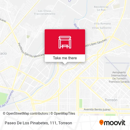 Paseo De Los Pinabetes, 111 map