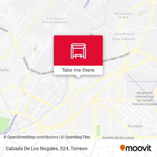Calzada De Los Nogales, 524 map