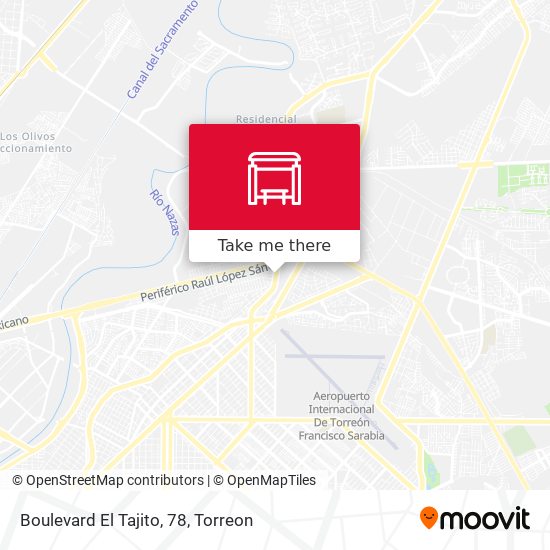 Mapa de Boulevard El Tajito, 78