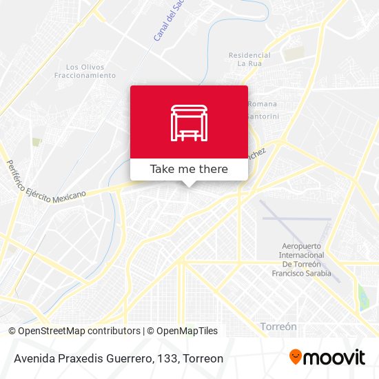 Avenida Praxedis Guerrero, 133 map