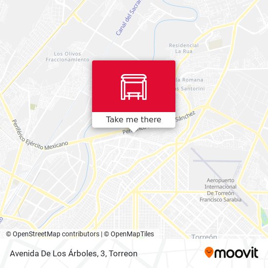 Avenida De Los Árboles, 3 map