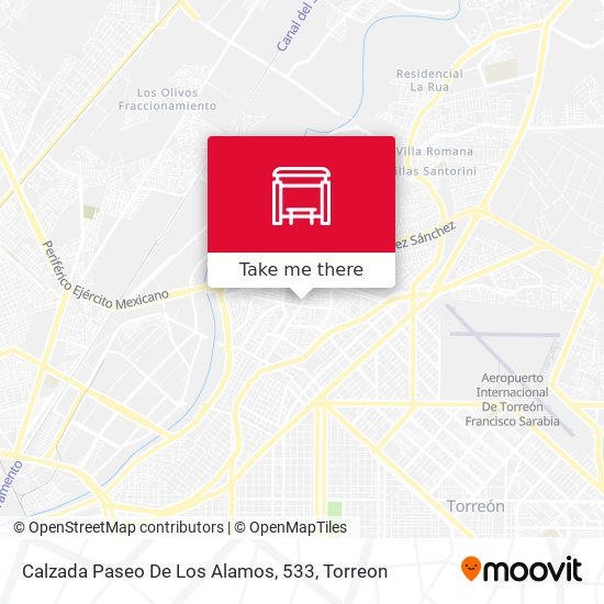 Calzada Paseo De Los Alamos, 533 map