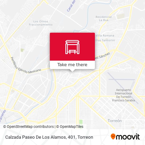 Calzada Paseo De Los Alamos, 401 map