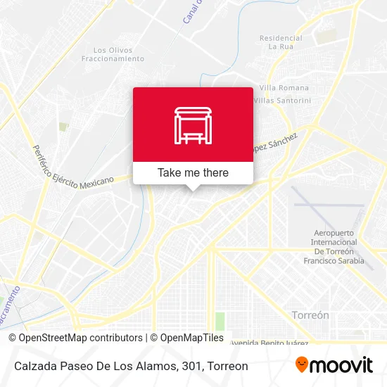 Mapa de Calzada Paseo De Los Alamos, 301