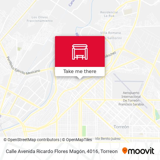 Calle Avenida Ricardo Flores Magón, 4016 map