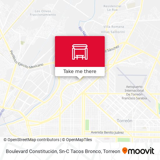 Boulevard Constitución, Sn-C Tacos Bronco map