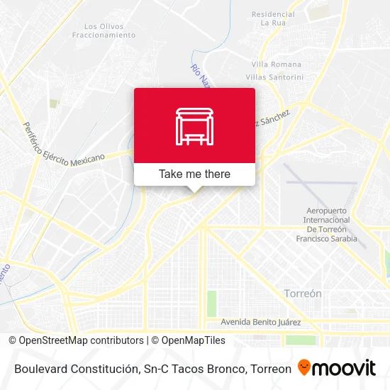 Mapa de Boulevard Constitución, Sn-C Tacos Bronco