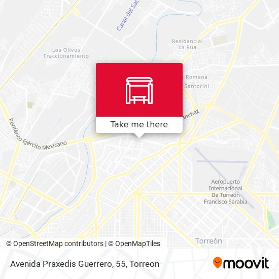Avenida Praxedis Guerrero, 55 map