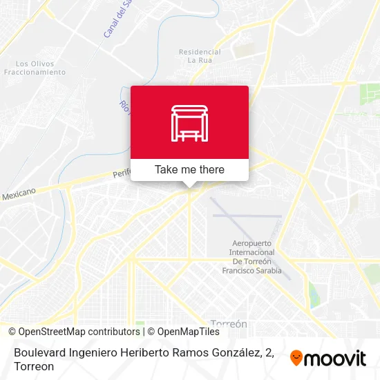 Mapa de Boulevard Ingeniero Heriberto Ramos González, 2