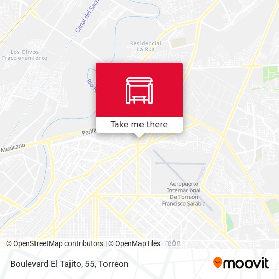 Mapa de Boulevard El Tajito, 55