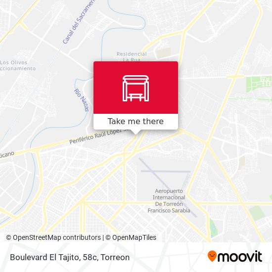 Boulevard El Tajito, 58c map