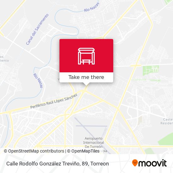 Calle Rodolfo González Treviño, 89 map
