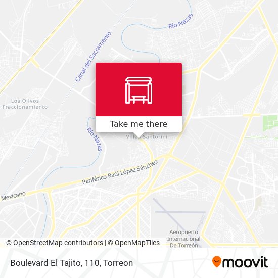 Mapa de Boulevard El Tajito, 110