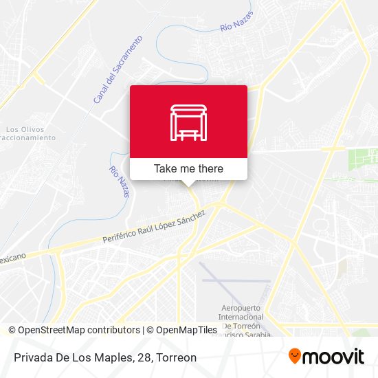 Mapa de Privada De Los Maples, 28