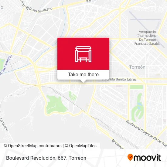 Mapa de Boulevard Revolución, 667