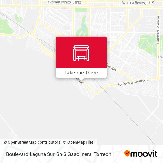 Boulevard Laguna Sur, Sn-S Gasolinera map
