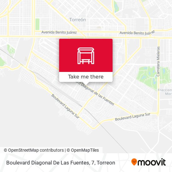 Boulevard Diagonal De Las Fuentes, 7 map