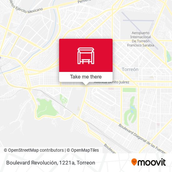 Mapa de Boulevard Revolución, 1221a