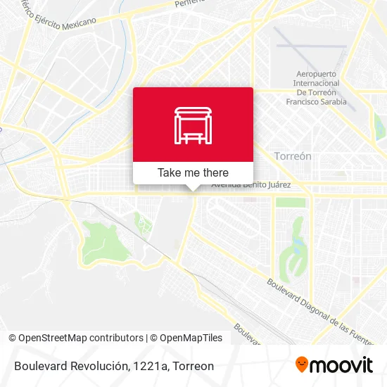 Mapa de Boulevard Revolución, 1221a