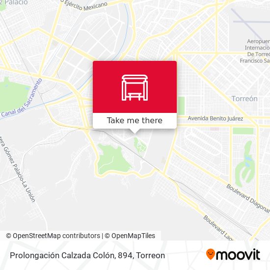 Prolongación Calzada Colón, 894 map